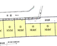 売地　加古川町友沢６区画分譲